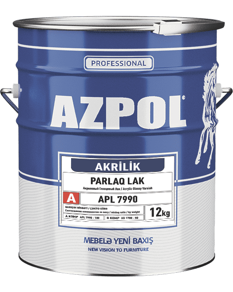 Akrilik Parlaq Lak (APL7990) + Sərtləşdirici (HD1700)