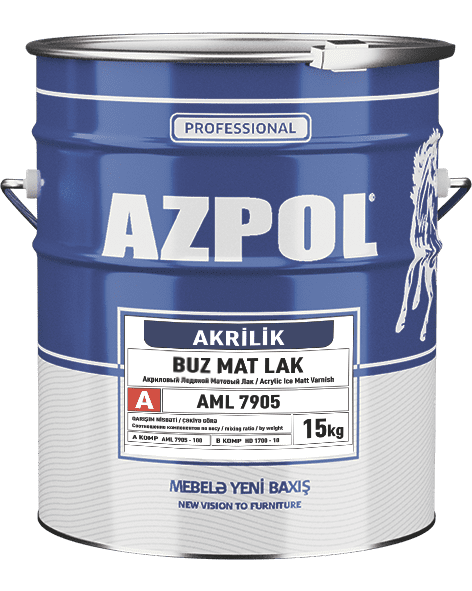 Akrilik Buz Mat Lak (AML7905) + Sərtləşdirici (HD1700)